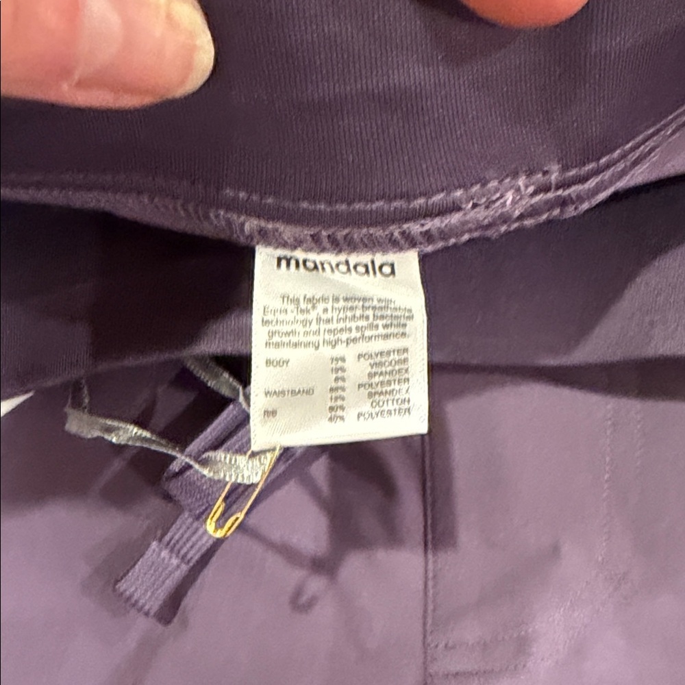 NWT Mandala Purple Jogger Pants Sz Medium - Picture 5 of 6